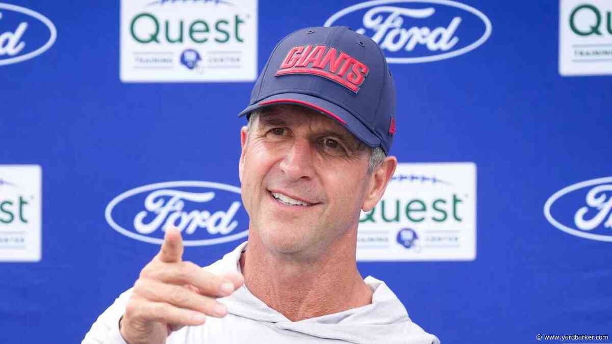 Giants' John Harbaugh got advice from expected source before trade for J.J. McCarthy