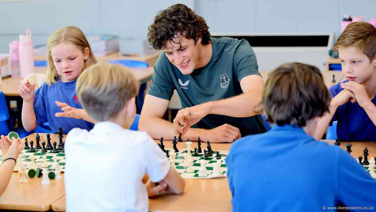 Everton's award-winning education trust renamed as Merlin Rohl pays special visit