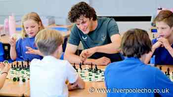 Everton's award-winning education trust renamed as Merlin Rohl pays special visit