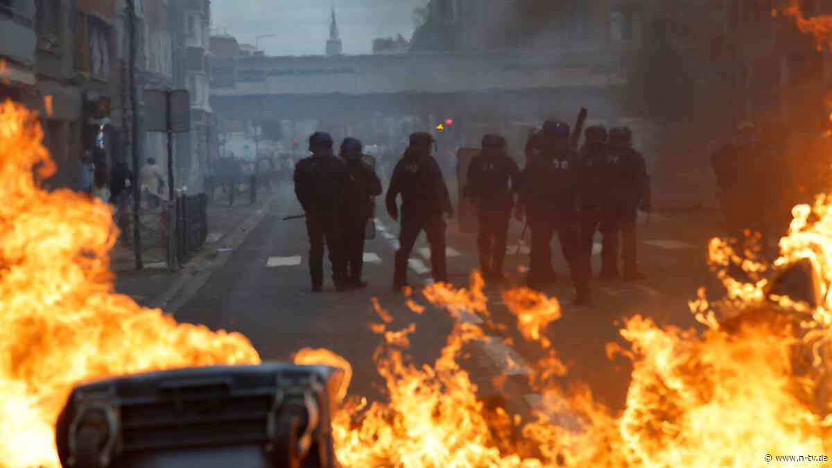 Busse und Mülleimer in Flammen: Schülerproteste in Frankreich arten in Gewalt aus