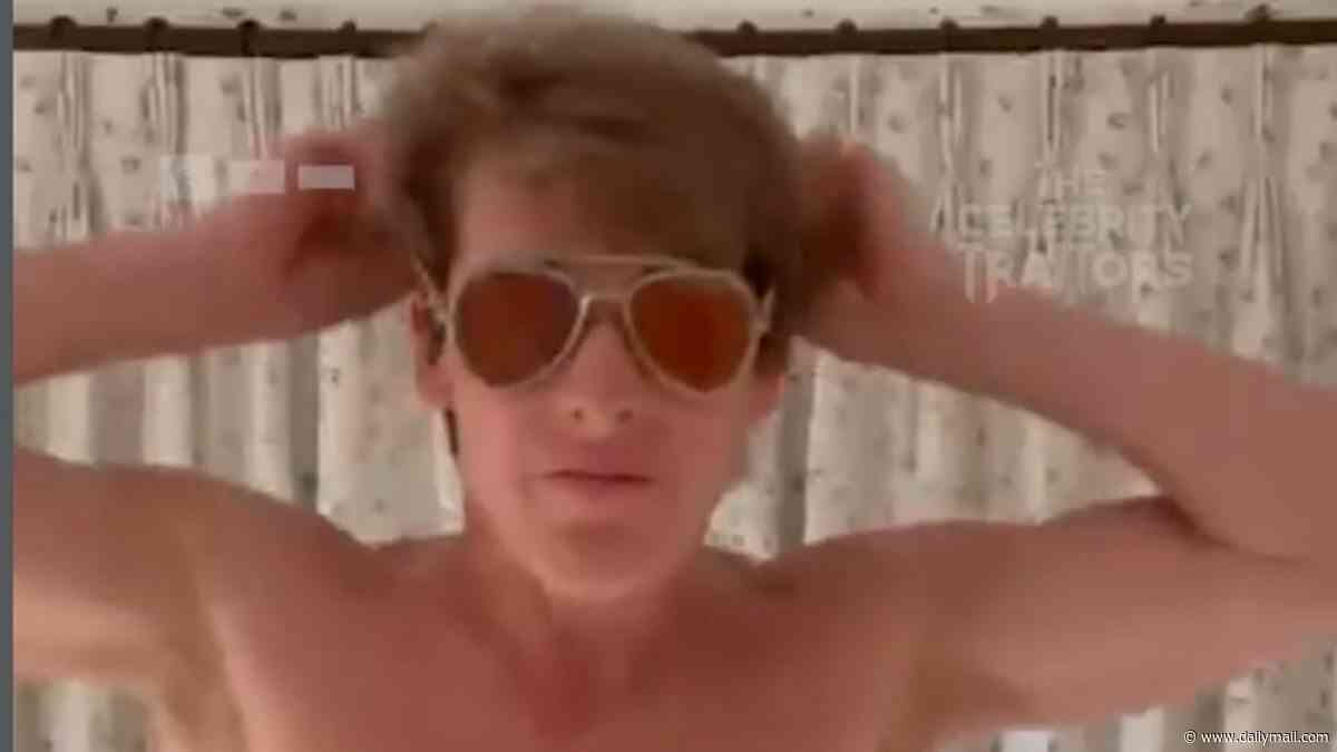 Celebrity Traitors star James Blunt packs skimpy swimming trunks and his old army uniform as overwhelmed Julie Hesmondhalgh adds HRT patches to her suitcase in behind-the-scenes video