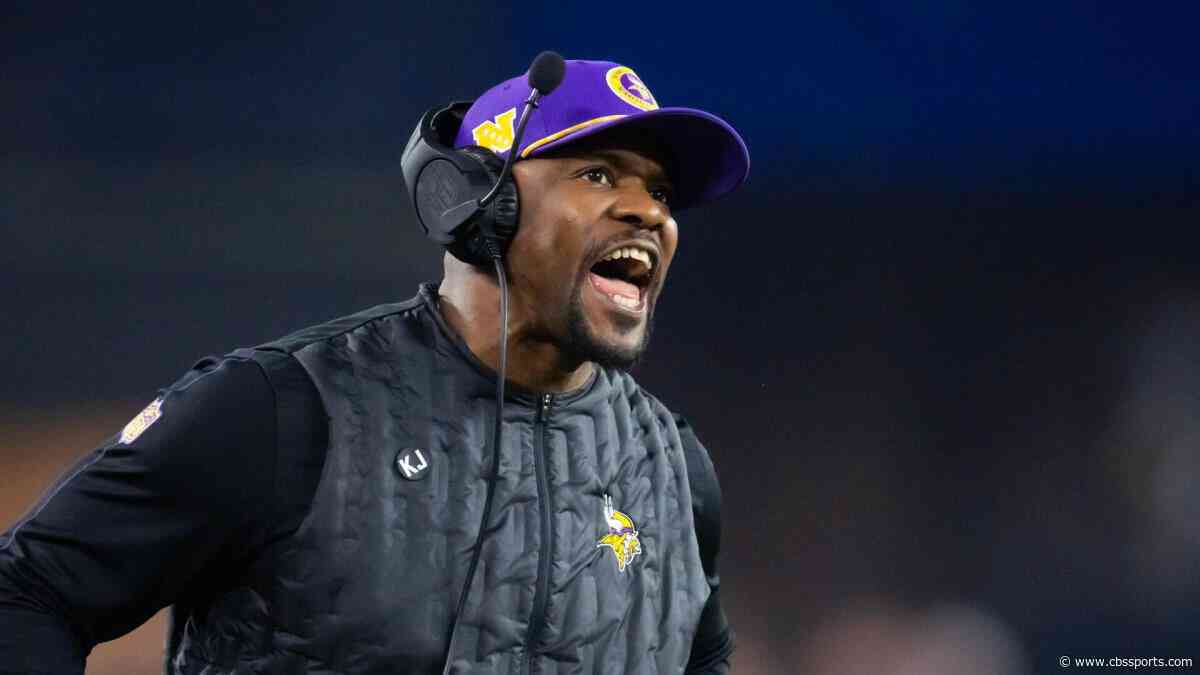Brian Flores' diabolical blitz rates -- equaling nearly 100 tons of pressure -- fueling Vikings' 2026 rampage