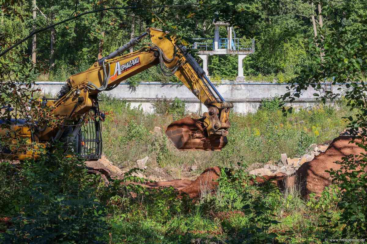 Künftiges Naturbad Lichtenstein: Warum rollen jetzt schon Bagger?