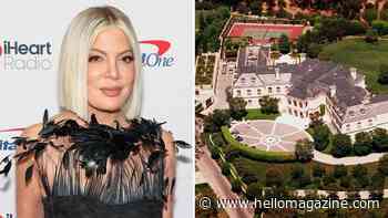 Inside Tori Spelling's $120m childhood mansion: 123 rooms, an ice rink, and a doll museum