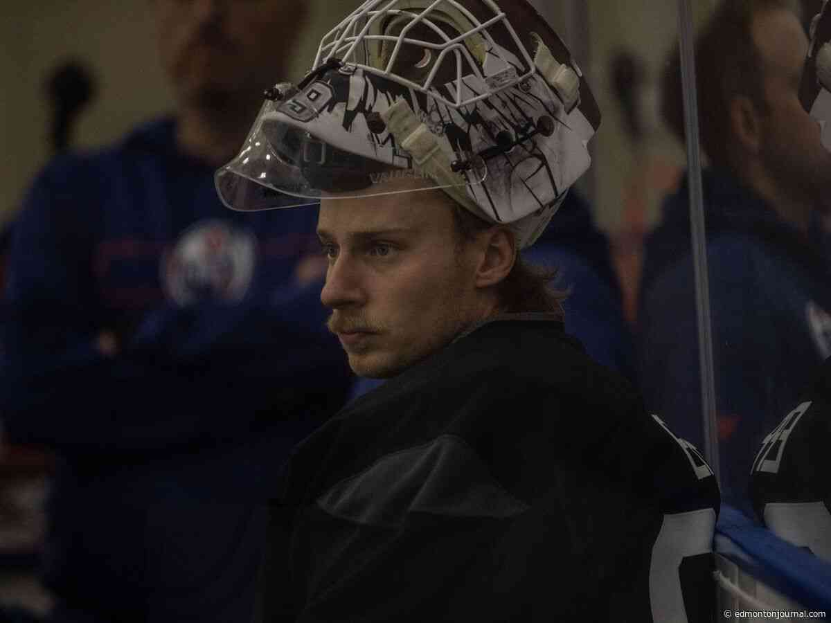 It's EBUG's life: Oilers emergency backup goalie living the dream … almost