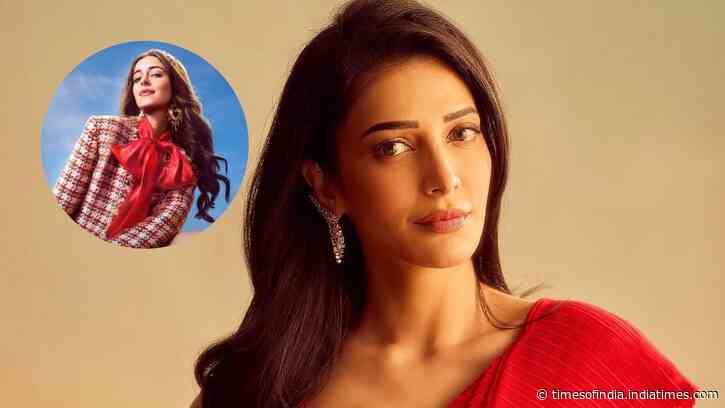 Shruti Haasan shares her admiration for Ananya Panday; talks about 'Salaar 2' and 'Aakasamlo Oka Tara'