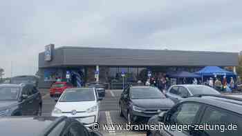 Aldi-Eröffnung in Wolfenbüttel: Großer Andrang zum Start des Supermarktes