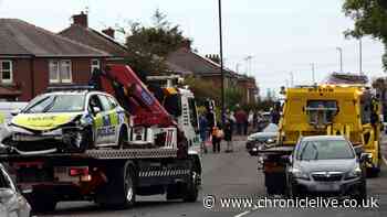 Howdon five-vehicle collision update as police officer and occupant of car taken to hospital