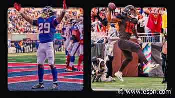 Browns' 'Alpha Dawg' combination, Giants' 'Legacy' look top NFL Week 4 uniforms