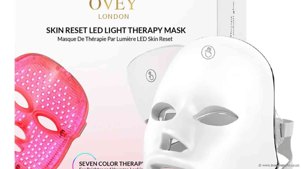 Shoppers rush to snap up 'revitalising' £159 LED beauty mask for £35