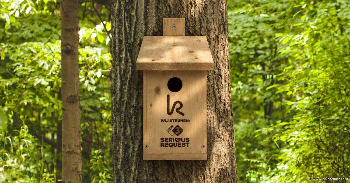 Kuiper Groep verkoopt vogelhuisjes in Arnhem voor 3FM Serious Request