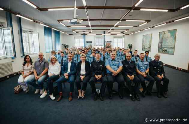 POL-PPRP: Polizeipräsidium Rheinpfalz - Begrüßung 62 neuer Polizistinnen und Polizisten im Polizeipräsidium Rheinpfalz