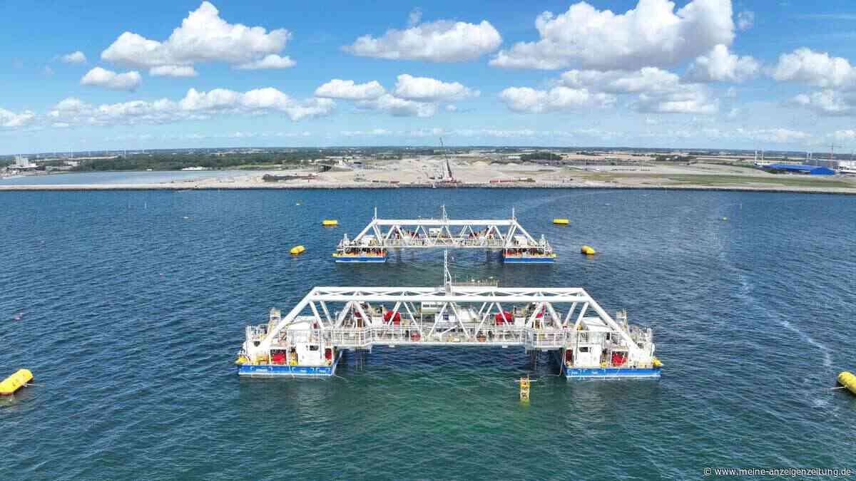 Neue Verbindung nach Dänemark: Unter der Ostsee entsteht ein Rekordtunnel