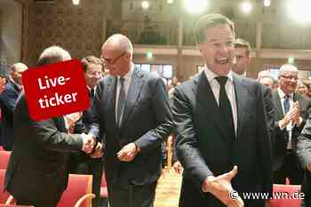 Friedenspreis für die Nato: Verleihung im Rathaus läuft