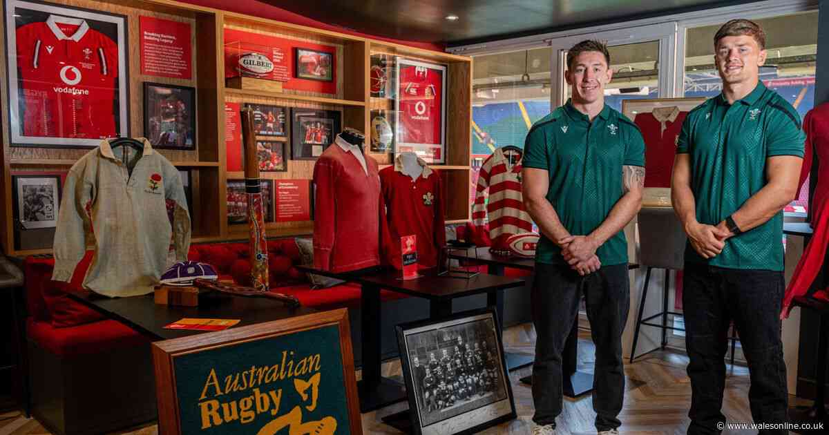 Wales stars uncover remarkable treasures from 120 years of Welsh rugby history
