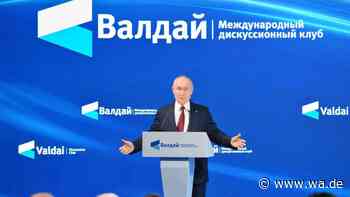 Kreml-Sprecher verkündet: Putin soll Rede beim Valdai-Treffen halten