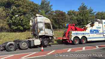 Every update from A69 lorry fire in Northumberland which sparked huge emergency response