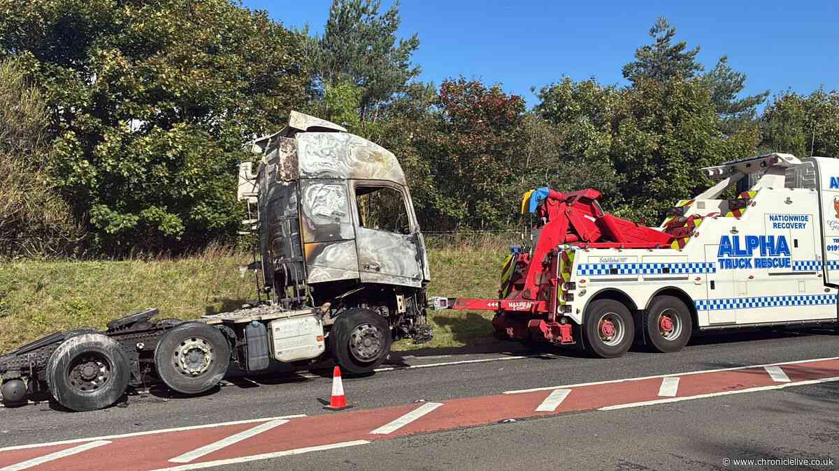 Every update from A69 lorry fire in Northumberland which sparked huge emergency response
