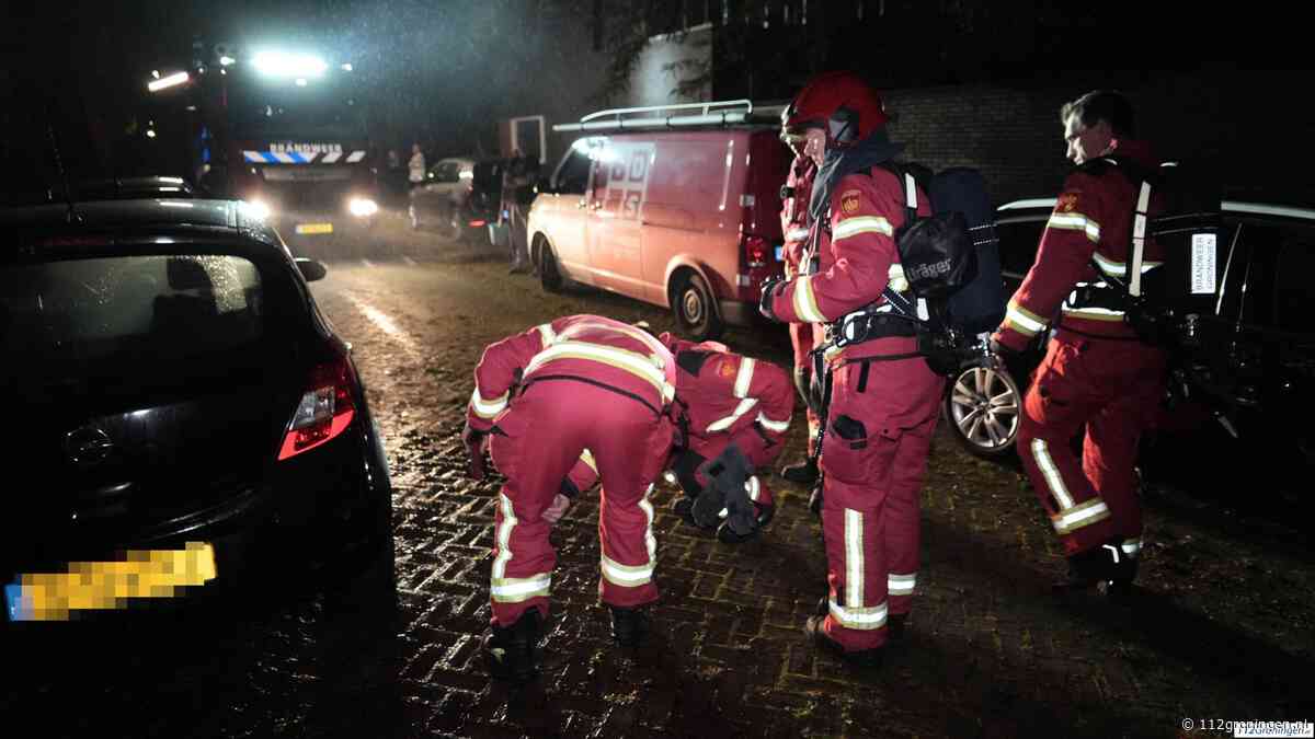112Kort: Achterwiel vat vlam & ongeval Friesestraatweg