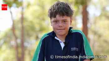 13-year-old Austin Applebee swims for hours to save his family at sea