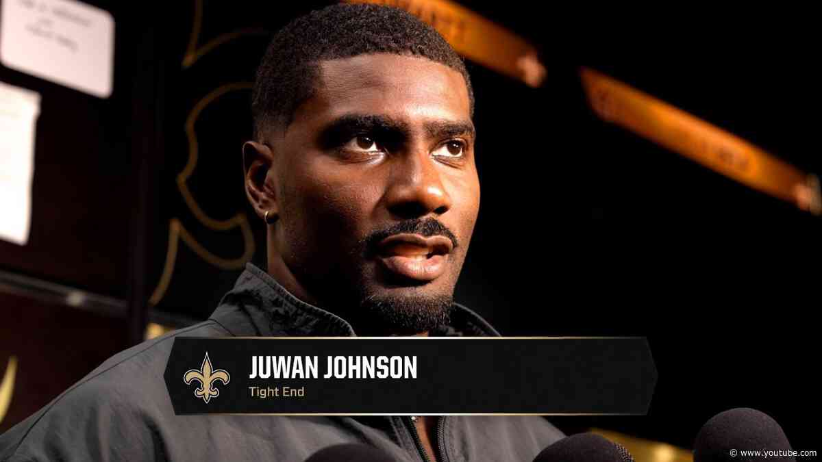 Juwan Johnson talks 2-TD Game in Saints' Loss to Raiders