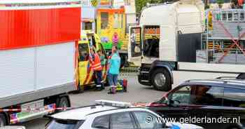 Ernstig ongeluk bij opbouw kermis in Tiel, ook traumahelikopter opgeroepen