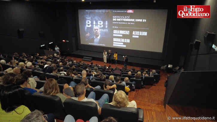 130 sale collegate per the Bibi Files, il film vietato in Israele: la serata-evento a Roma con Alexis Bloom, Giulia Innocenzi e Maddalena Oliva