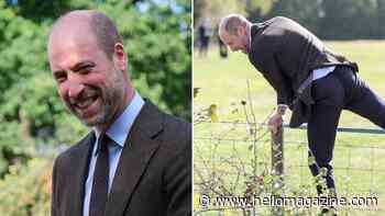 'Down to earth' Prince William gets his hands dirty as he plants trees and drinks cider in Wales