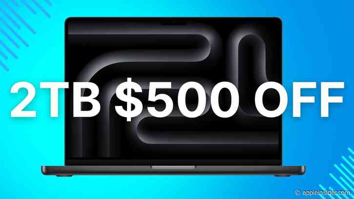 Apple's 2TB M5 Pro MacBook Pro plunges to $2,699, save $500