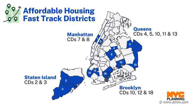 These parts of NYC are getting a new fast track for affordable housing