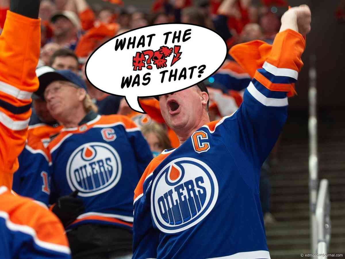 SHOOT THE #%*$ING PUCK! Oilers fans deemed the most foul-mouthed, negative according to analysis