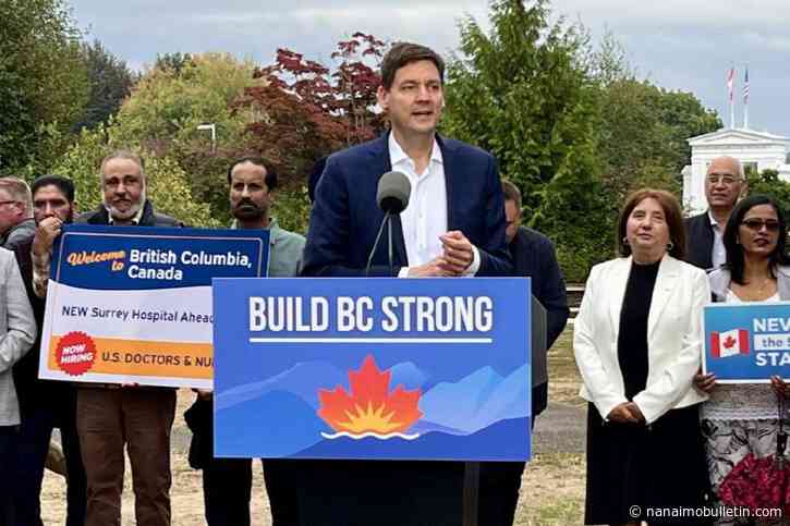 BC NDP leader David Eby promises gas tax relief