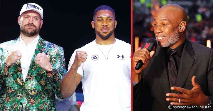 Lennox Lewis delivers new Tyson Fury vs Anthony Joshua verdict following friendly press conference