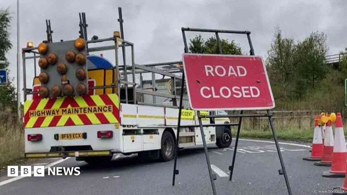 Long delays after lorry fire causes M65 closure