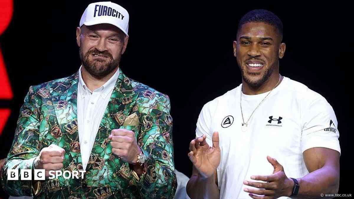 Respect and laughs as Fury and Joshua face off