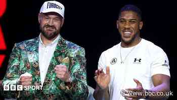 Respect and laughs as Fury and Joshua face off