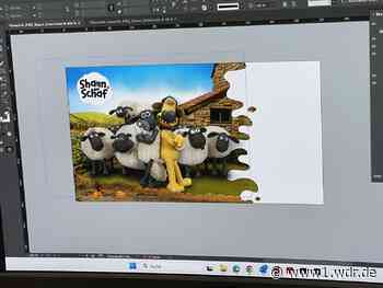 Bonnerin designed Shaun das Schaf als Briefmarke