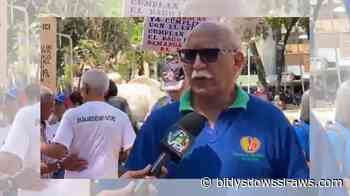 Jubilados y pensionados protestaron en Caracas para exigir respuestas al gobierno y mejoras laborales