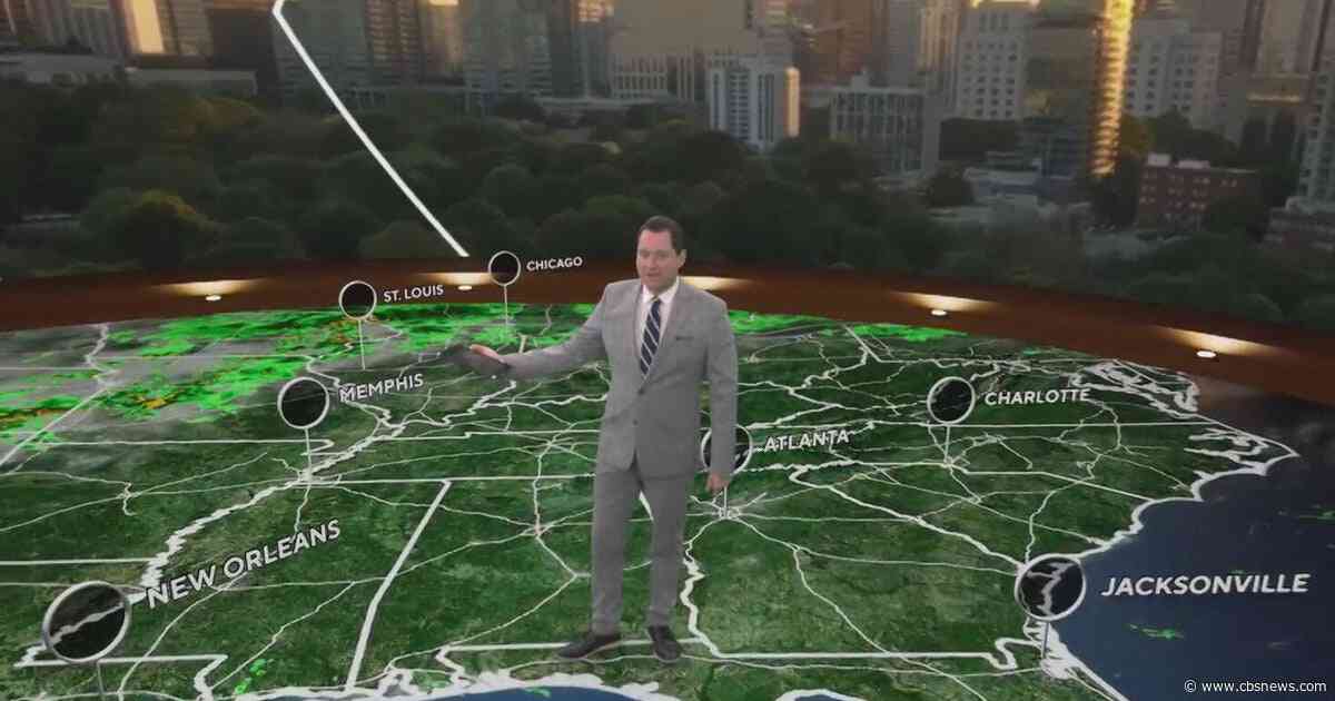 Moisture manifesting as mugginess across Georgia