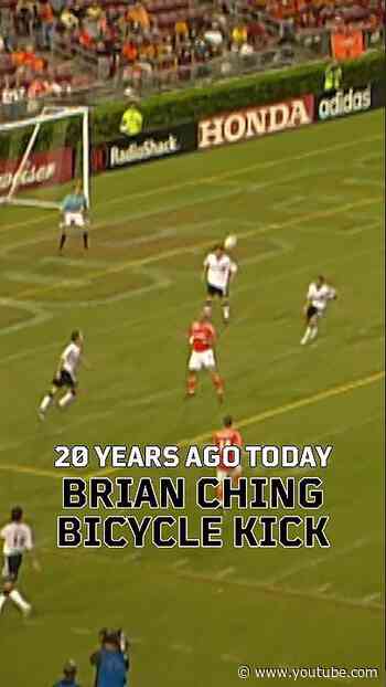 20 Years Ago Today, Brian Ching Nets a RIDICULOUS Bicycle Kick #shorts |Houston Dynamo FC