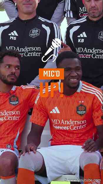 Duane on the mic for team picture day? Yeah, you don't wanna miss this 😂 #shorts | Houston Dynamo FC