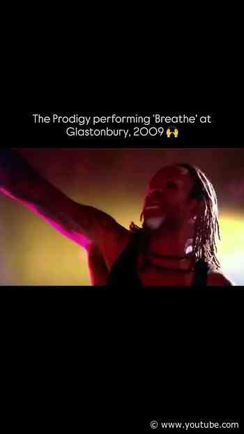 Still the most iconic live performance? #theprodigy #glastonbury #shorts