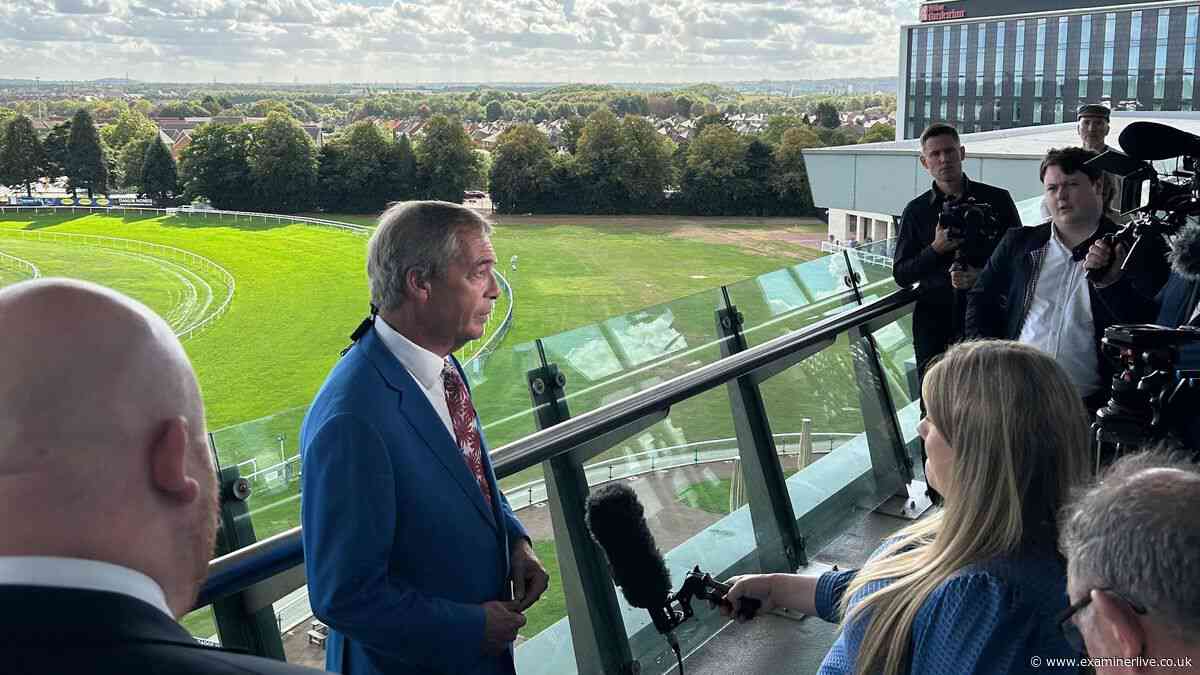 Nigel Farage calls Doncaster 'broken' as Reform UK election campaign begins