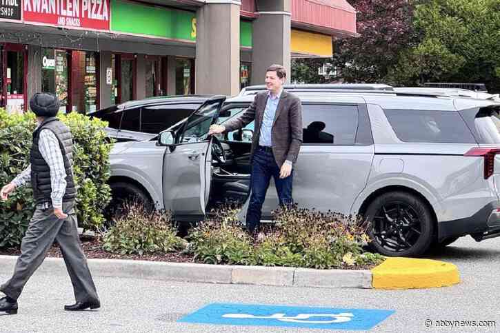 NDP’s Eby promises gas tax cut and ‘price guard’ to stop corporate ‘gouging’ at pumps