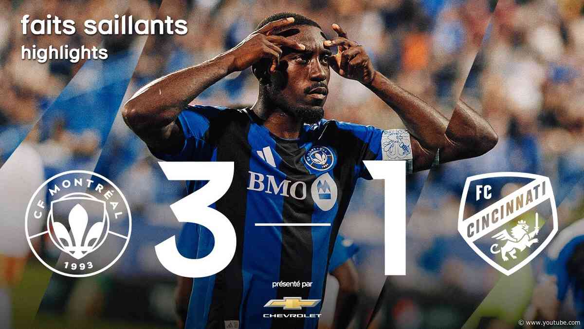 VICTOIRE MONTRÉAL | 3-1 contre FC Cincinnati - 26 septembre 2026