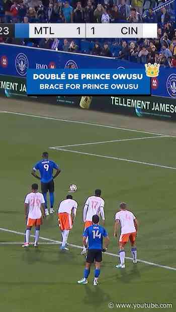 ⚡️ Prince Owusu inscrit 2 buts en 3 minutes!