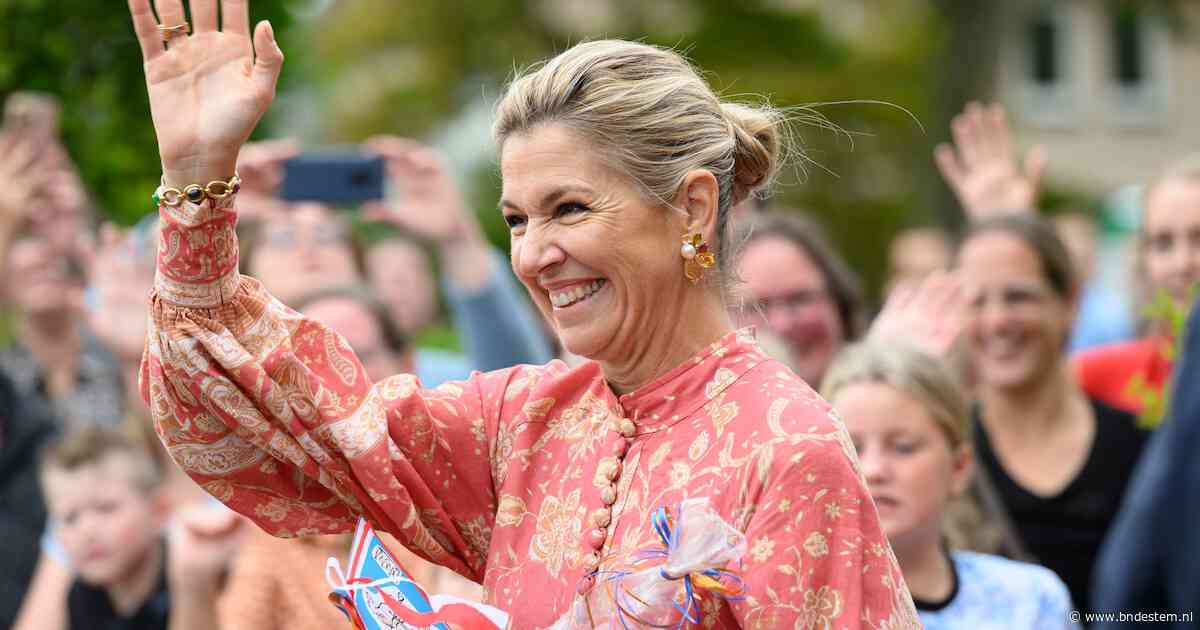 Máxima zei dat ze extra haar best had gedaan voor Urk en dat was duidelijk te zien