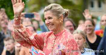 Máxima zei dat ze extra haar best had gedaan voor Urk en dat was duidelijk te zien