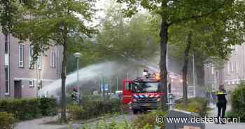 Brand uitgebroken in een berging in Amsterdam