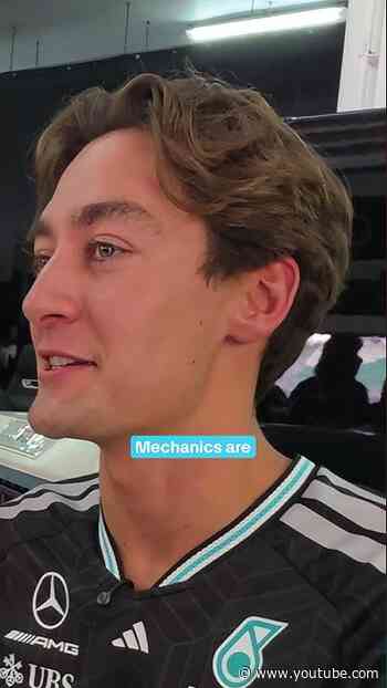 Kimi drops dead everytime someone plays Liv 😉 #mercedesf1 #georgerussell #kimiantonelli #f1
